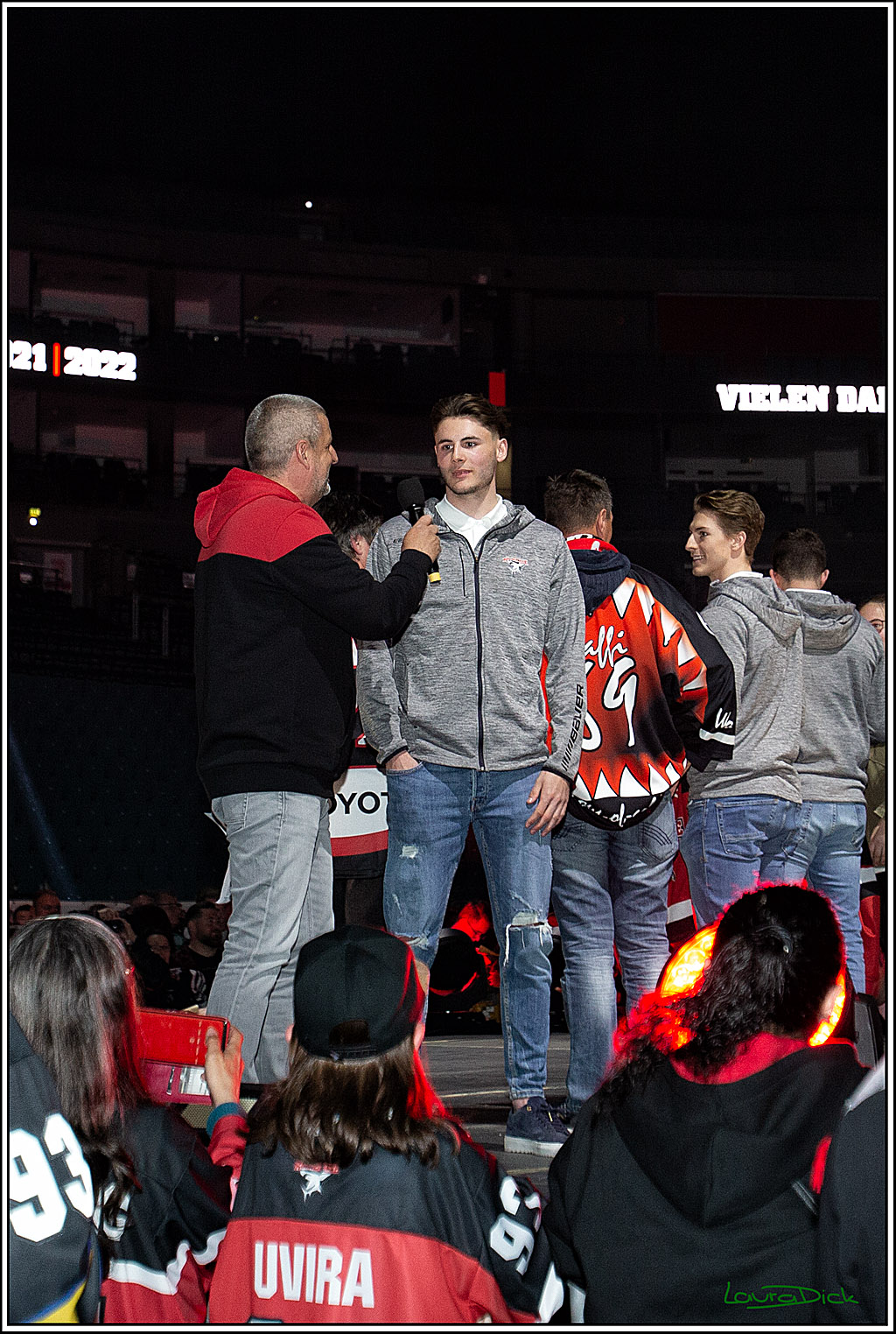 PENNY DEL;  Koelner Haie Saisonabschlussfeier; Koeln, 22.04.2022